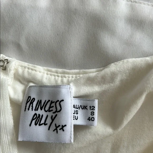 College Grad White Slip Dress - Picture 4 of 4